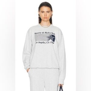 Sporty & Rich Starter Crewneck Sweater